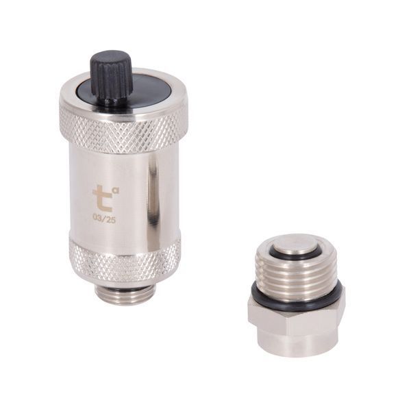 Автоматичний повітровідвідник Thermo Alliance 1/2", латунний, хром, з клапаном, SD28115 SD00004112 фото