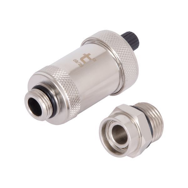 Автоматичний повітровідвідник Thermo Alliance 1/2", латунний, хром, з клапаном, SD28115 SD00004112 фото