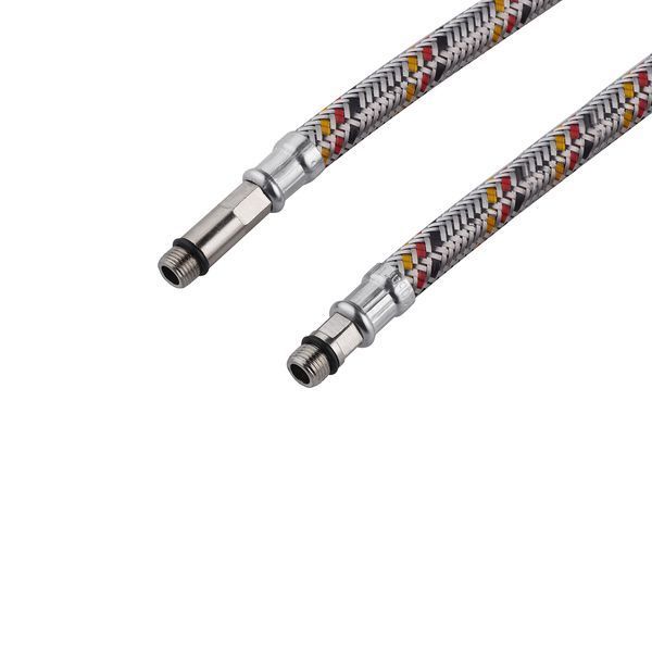 Гнучка підводка для змішувача 150 см Kroner 1/2" &times; М10, штуцери 17/31 мм, нержавіюче обплетення (пара) CV023693 фото