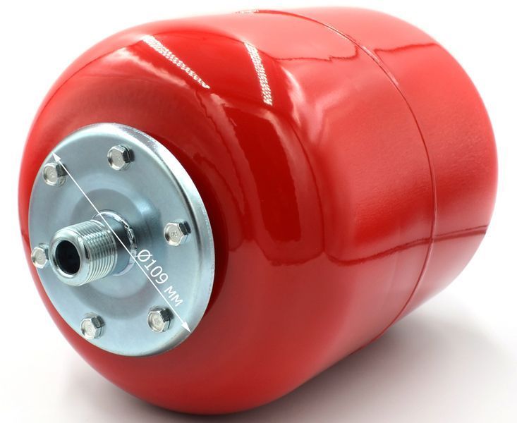 Розширювальний бак для системи опалення 8 л Womar WM-V8L, 3/4", круглий, &Oslash;205 &times; 315 мм SD00025889 фото