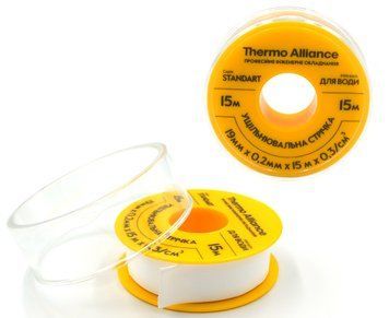 Стрічка ФУМ PTFE Thermo Alliance 19 мм &times; 0,2 мм &times; 15 м (ущільнювальна) SD00010393 фото