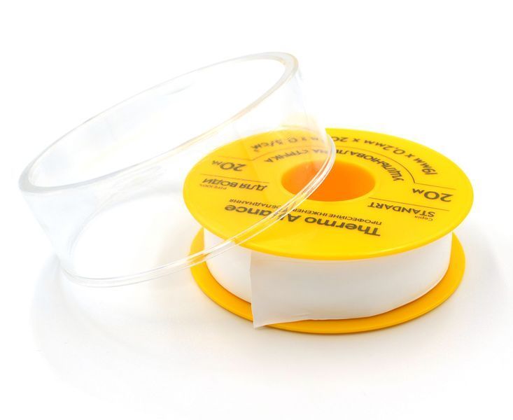 ФУМ стрічка PTFE Thermo Alliance 19 мм &times; 0,2 мм &times; 20 м для різьби (широка) SD00010395 фото