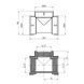 Трійник латунний LexLine 2" (В&times;В&times;В), PN10 CV017906 фото 2