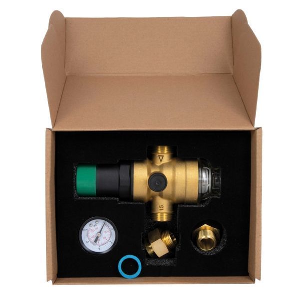 Редуктор тиску води Thermo Alliance Forte 1/2" (1-6 бар), мембранний, з фільтром, для холодної води, SF128W15 SD00041730 фото