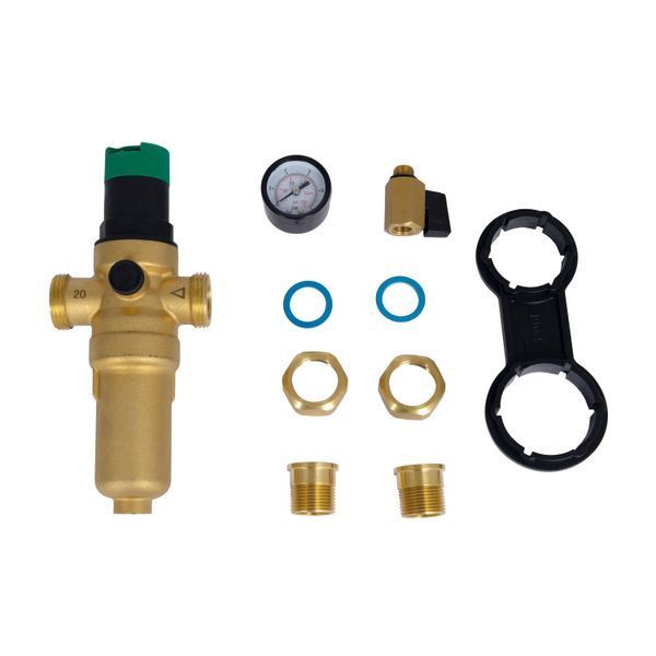 Редуктор тиску води Thermo Alliance Forte 3/4" (1-6 бар), мембранний, з промивним фільтром, для гарячої води, SF128W20H SD00054156 фото