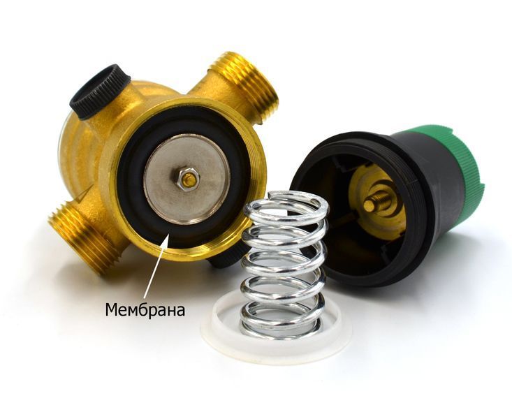 Редуктор тиску води Thermo Alliance Forte 3/4" (1-6 бар), мембранний, з промивним фільтром, для гарячої води, SF128W20H SD00054156 фото