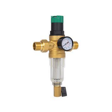 Редуктор тиску води Thermo Alliance Forte 3/4" (1-6 бар), мембранний, з промивним фільтром, для холодної води, SF128W20C SD00054157 фото