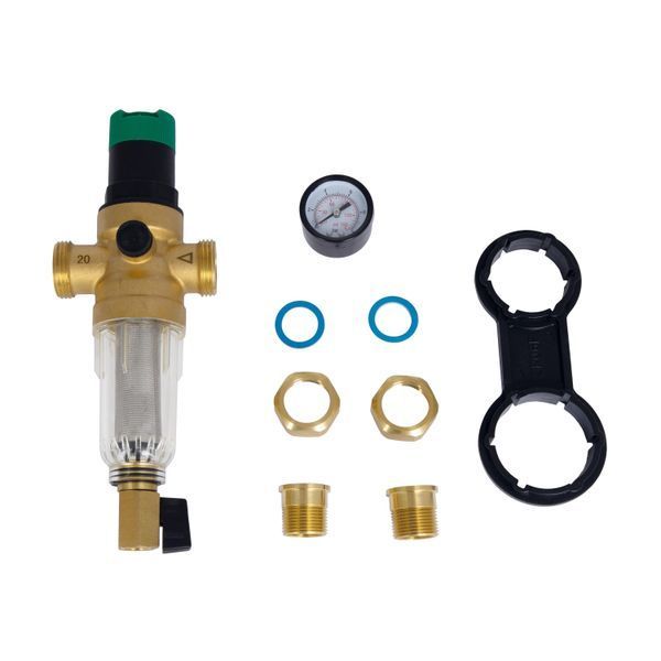Редуктор тиску води Thermo Alliance Forte 3/4" (1-6 бар), мембранний, з промивним фільтром, для холодної води, SF128W20C SD00054157 фото