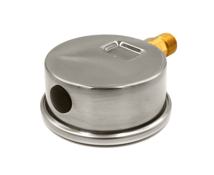 Манометр для води Thermo Alliance 1/4" 0&ndash;6 бар, &Oslash;68 мм, радіальний (нижнє підключення), гліцериновий (заповнений гліцерином), TAF170G4B SD00053544 фото