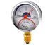 Термоманометр Thermo Alliance радіальний (нижнє підключення) 0&ndash;4 бар / 0&ndash;120 &deg;C, 1/2", &Oslash;80 мм SD00021360 фото 1