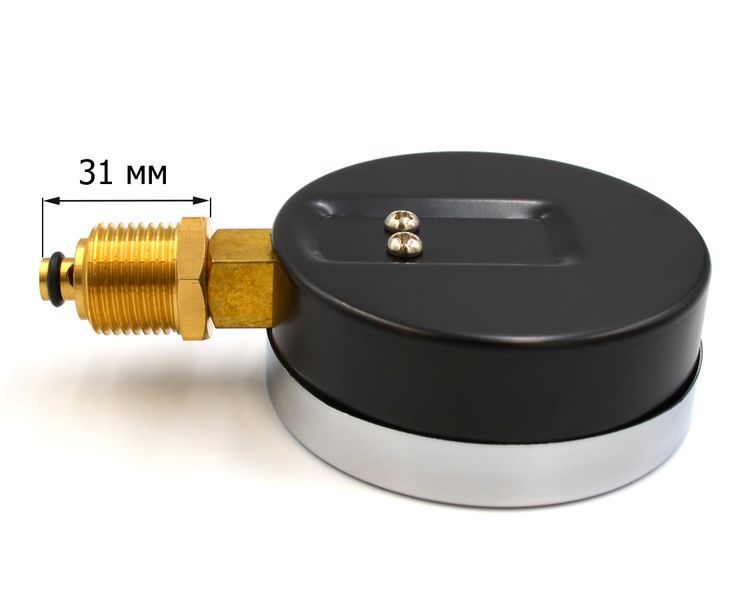 Термоманометр Thermo Alliance радіальний (нижнє підключення) 0&ndash;6 бар / 0&ndash;120 &deg;C, 1/2", &Oslash;80 мм SD00021361 фото