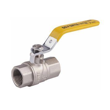 Кран кульовий газовий Thermo Alliance Forte 1 1/2" ВВ, латунний, посилений, ручка-важіль, PN40 SD00010552 фото
