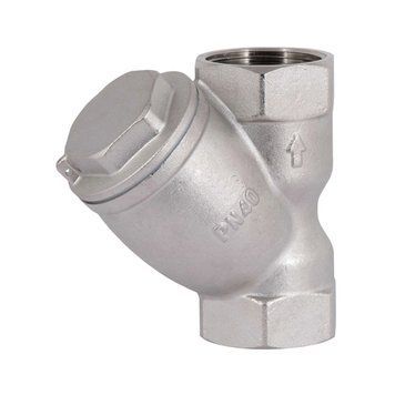 Фільтр грубої очистки косий Thermo Alliance Forte 1 1/2" ВВ (внутрішня/внутрішня), латунний, нікельований, PN40 SD00053367 фото
